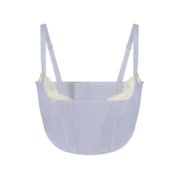 Skims Velvet Lace Corset Periwinkle New Limited Edition Piece XS NWT New - Picture 5 of 5